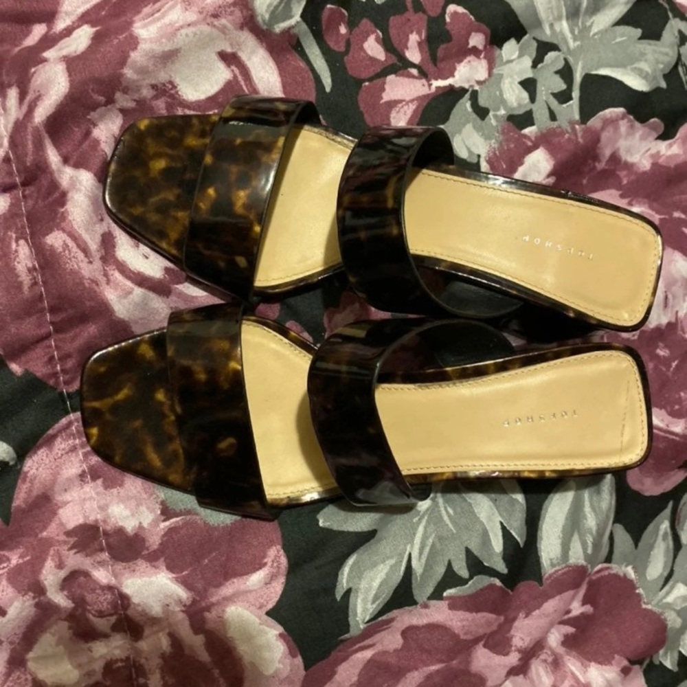 Top shop short block heels
